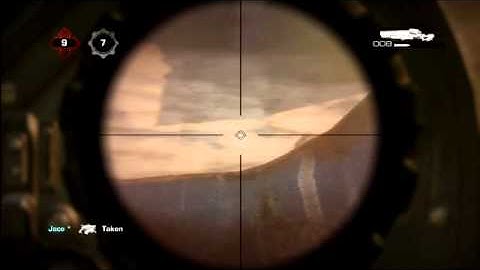 Gears of War 3 Online Multiplayer 5 Headshots in a Row