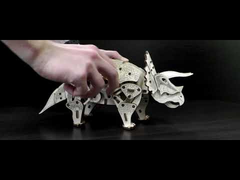 Spotlight on: EWA Eco-Wood-Art Triceratops 3D Wood Kit