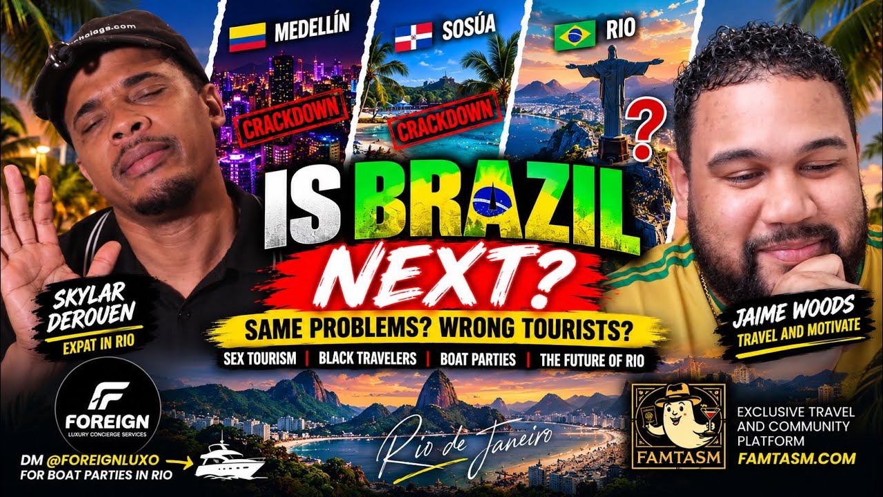 Is Brazil NEXT? Sex Tourism Changed Medellín & Sosúa… Could Rio Follow? 🇧🇷 Ft. Skylar Derouen