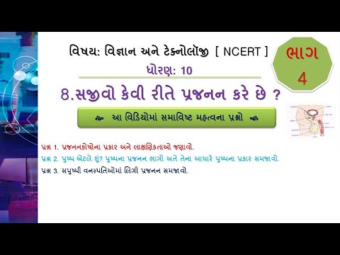 Std 10 |Science| પાઠ – 8 સજીવો કેવી રીતે પ્રજનન કરે છે ? |Video - 3| #NCERT #ANILPATIL