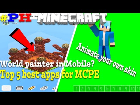 Top 5 Useful Apps For Minecraft pocket Edition (MOBILE Only)