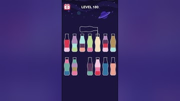 water sort puzzle -sort color puzzle game level 180