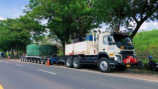 Paket Truk Volvo Fmx 400 Muatan Pers 80Ton Menuju Alteri Porong
