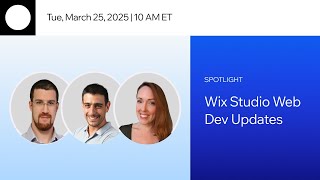 Webinar: Wix Studio Web Dev Updates