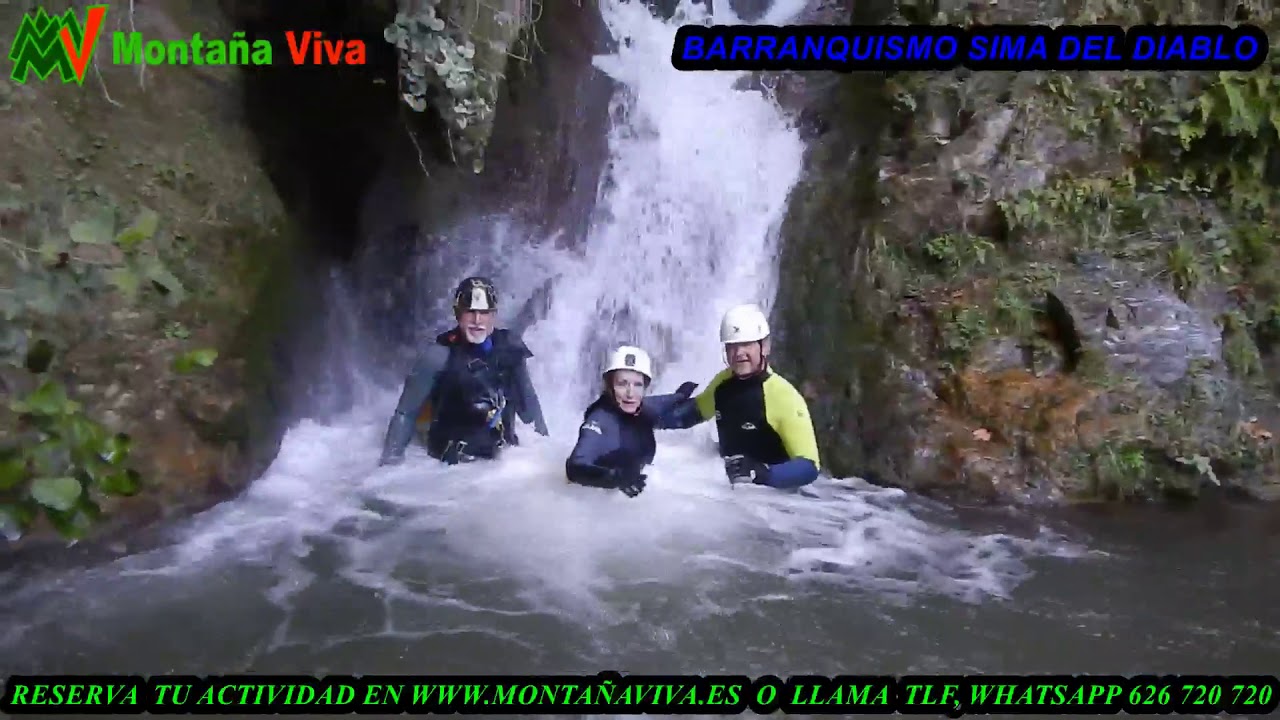 via ferrata dolomites BARRANQUISMO SIMA DEL DIABLO 11-11-2017