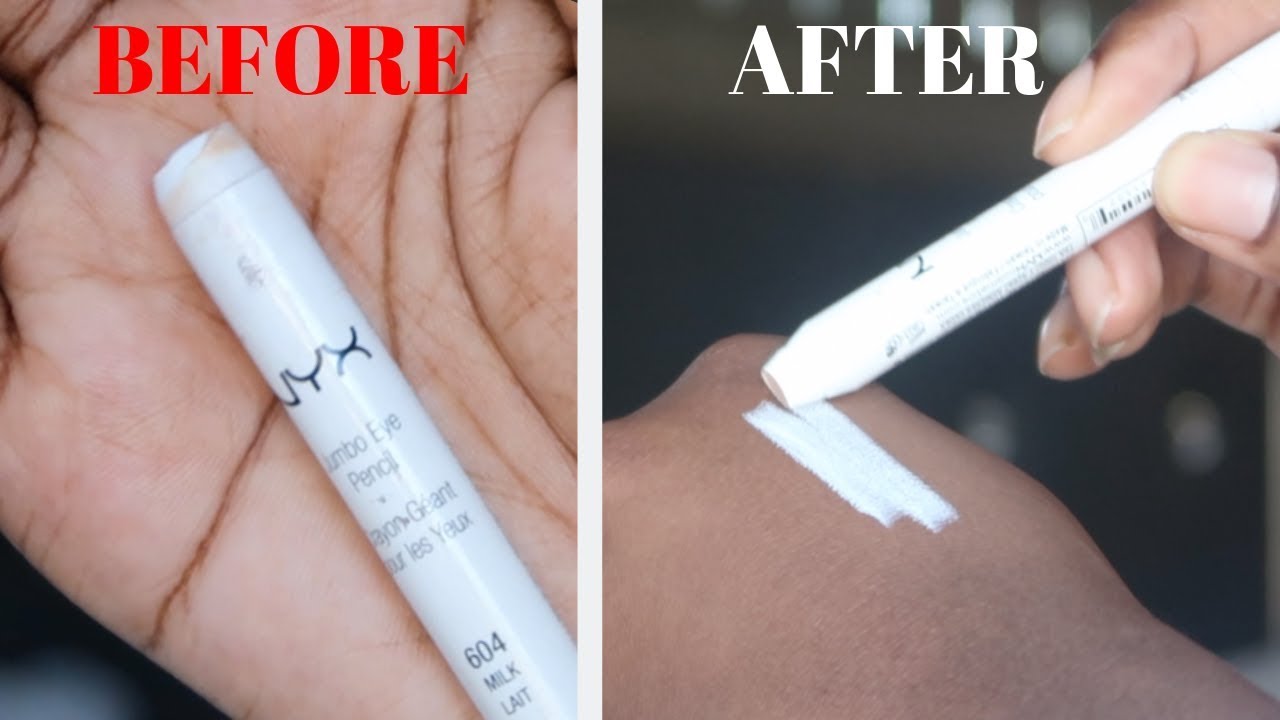 2- Minute How To Sharpen Nyx Jumbo Eye Pencils - YouTube