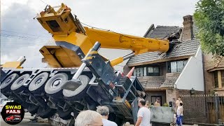 BIGGEST CRANE FAILS | Dangerous Operating Heavy Equipment Crane Fails Compilation