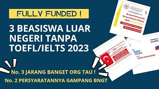 ⁣Beasiswa Luar Negeri Tanpa Toefl/ielts 2023‼️ | No. 3 Jarang Orang Tau⁉️ #beasiswafullyfunded #fyp