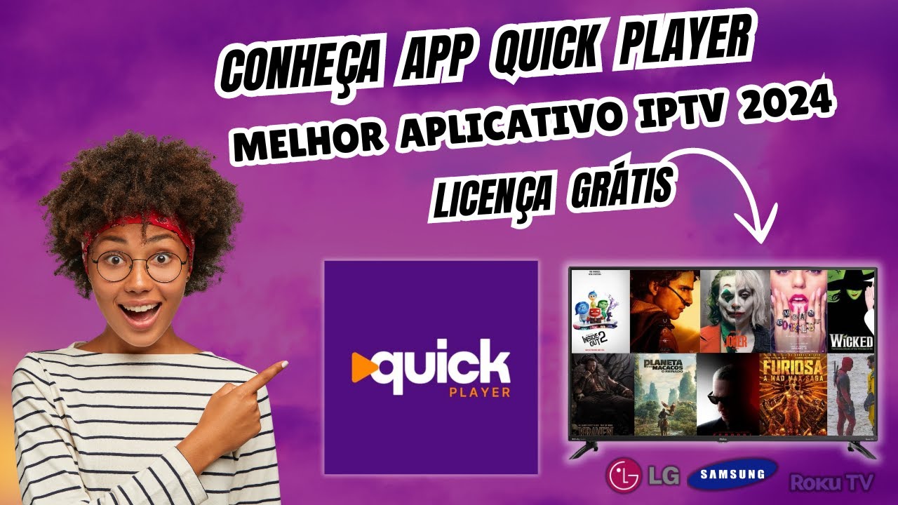 Quick Player - Melhor Aplicativo de IPTV 2024 para Smart TV Licença ...
