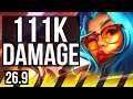 ZERI &amp; Yuumi vs KAI'SA &amp; Alistar (ADC) | 111K damage | NA Grandmaster | 26.9