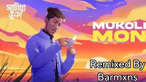 Mukoli Mon - Barmxns Music by Remixed | Sannidhya Bhuyan (Official Visualizer)