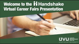 Handshake Virtual Career Fairs Presentation