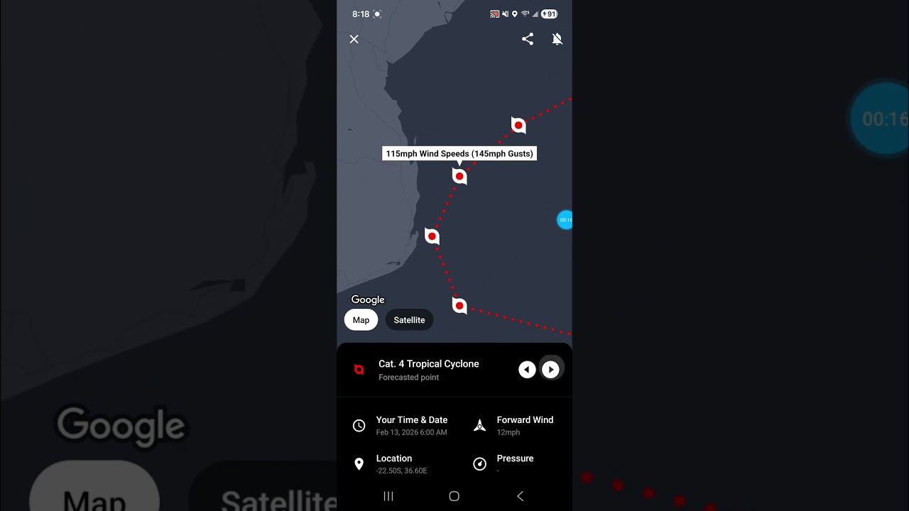 Cyclone Gezani Quickly Recovers After Leaving Madagascar Possible Mozambique Threat