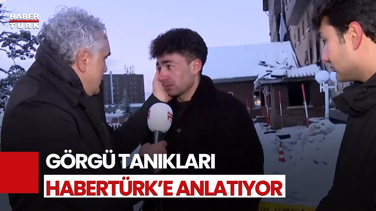 Görgü Tanığı İbrahim, Yangın Gecesi Yaşadıklarını Habertürk'e Anlattı