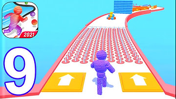 Rope-Man Run - Gameplay Part 9 All Levels 42-50 New Update (Android, iOS) #9