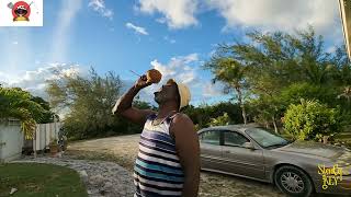 Dad Teaches Son How To Open A Coconut With His Bare Hands (Island Life) @CornGirt_Chronicles