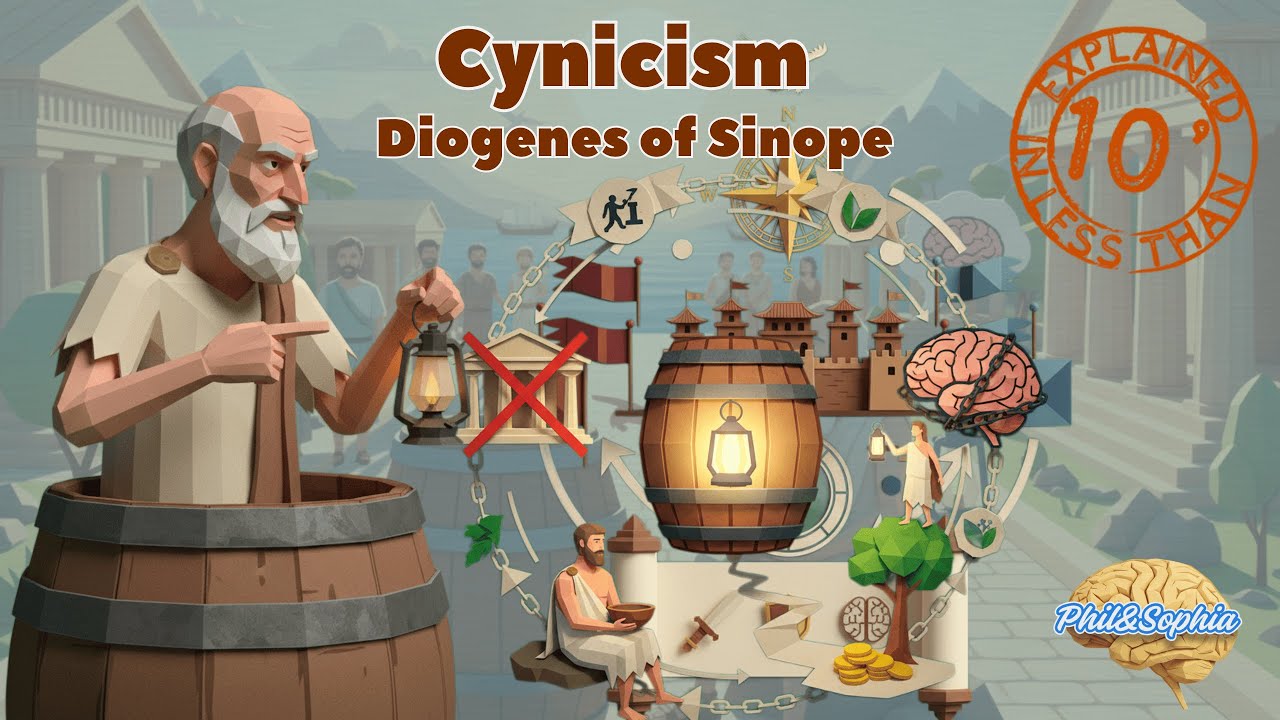 Diogenes of Sinope - Cynicism, Explained in Less Than 10 Minutes - @PhilAndSophia