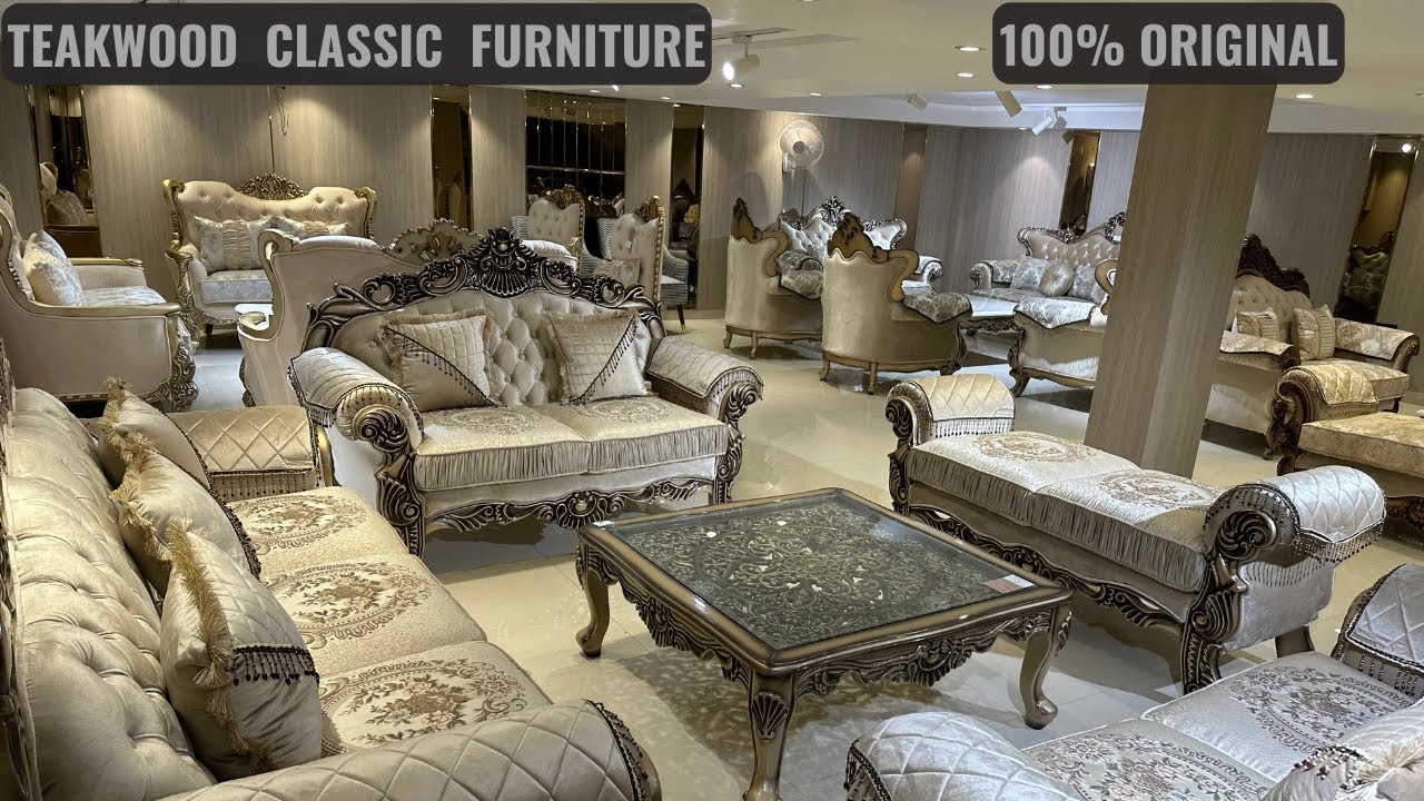 Teakwood Carving Furniture From 60 Years Old Company in Furniture Market | Sofa Bed Chairs Dining