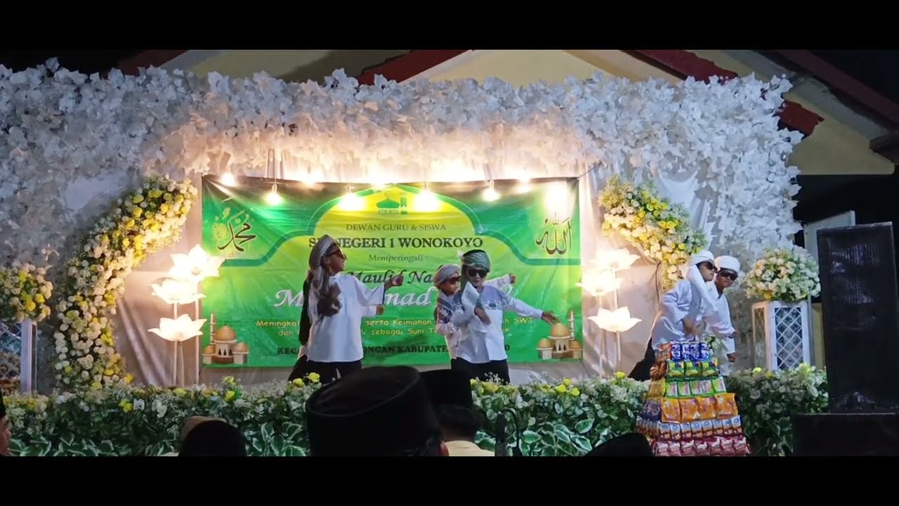 Tari Taubat Maksiat Oleh Kelas 1 SD Negeri 1 Wonokoyo~Peringatan Maulid Nabi Muhammad SAW.