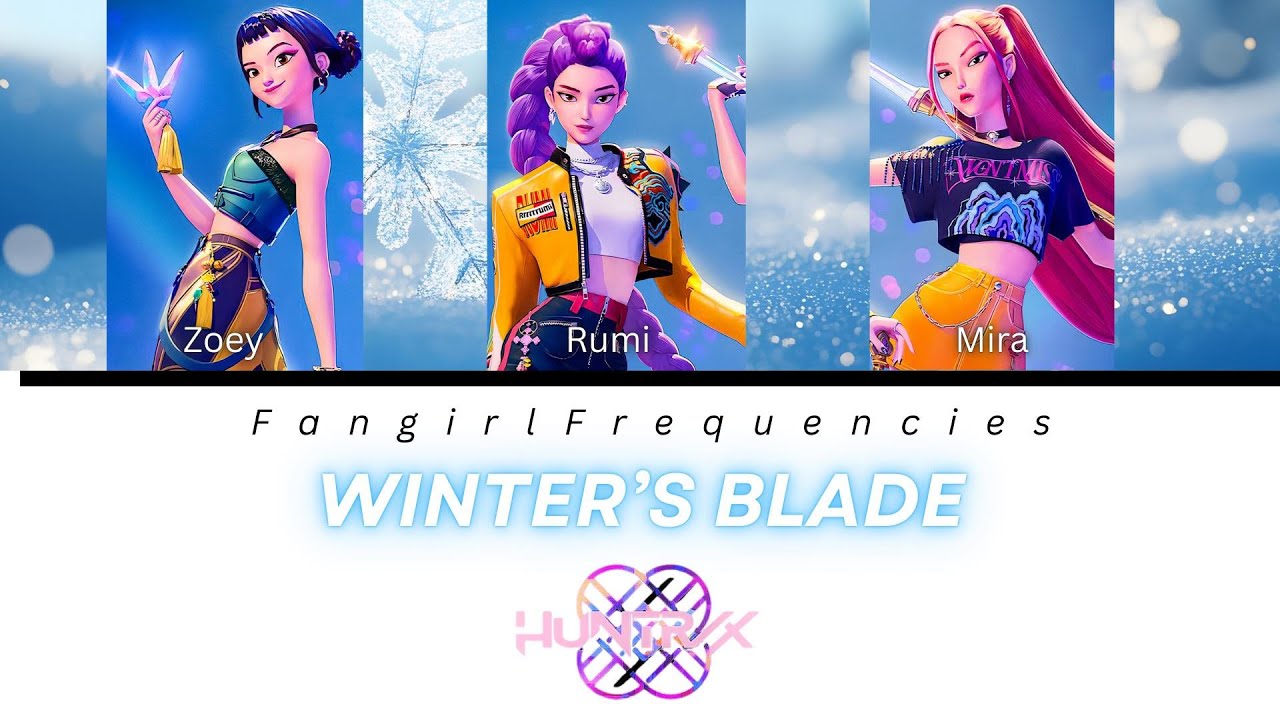 HUNTRIX CHRISTMAS SONG: "WINTER'S BLADE" (Color Coded lyrics) KPOP DEMON HUNTERS