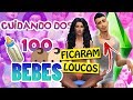 CUIDANDO DE 100 BEBÊS SEM AJUDA - The Sims 4