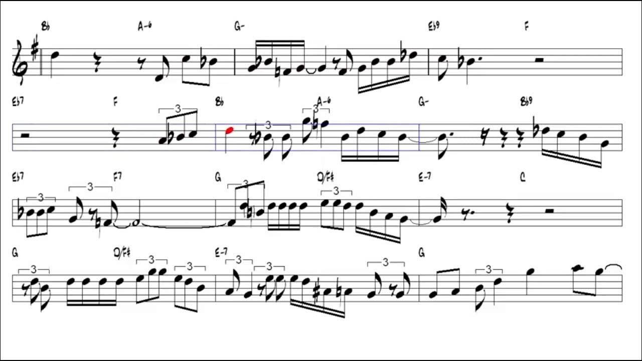Top 10 Alto Sax Blues Backing Track Sheet Music YouTube