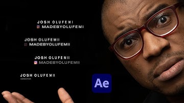 FREE  Lower Thirds Pack for YOU | After Effects Tutorial