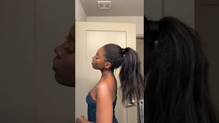 Full Ponytail In Minutes! #shorts #ponytail #fullness #clipins