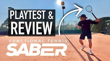 The Functional Tennis Saber (Playtest and Review) #tennis