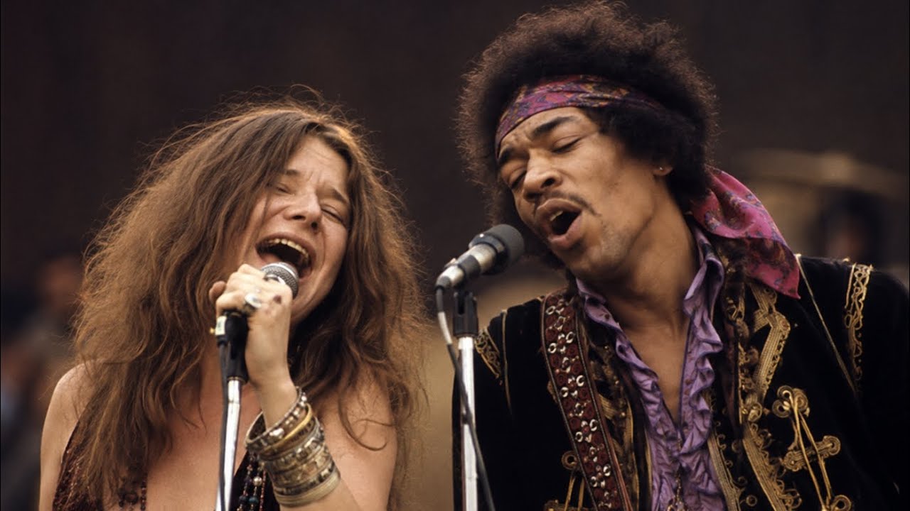 Janis Joplin & Jimi Hendrix 🔥 Midnight Blues at Monterey 1967 |  Psychedelic Soul Inspired Tribute🎸