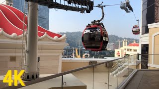 4K Skycab Cable Car Full Ride at Wynn Palace Macau | Sky Gondolar Ride by ONE Random SCENE 2,878 views 1 year ago 10 minutes, 3 seconds