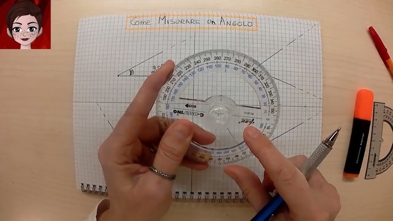 Come misurare un angolo con il goniometro - Scriba