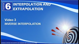 CHP6V5 INVERSE INTERPOLATION