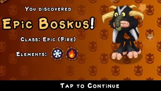 How to breed Epic Boskus on Fire Oasis (Breed: Woolabee + Maw)