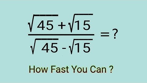 A Wonderful German Math Olympiad question l Can you simplify? l olympiad mathematics 