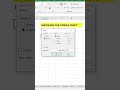 Excel Serial Numbers! Excel Interview Questions! Excel Tricks ! Excel Formula! Excel tutorial