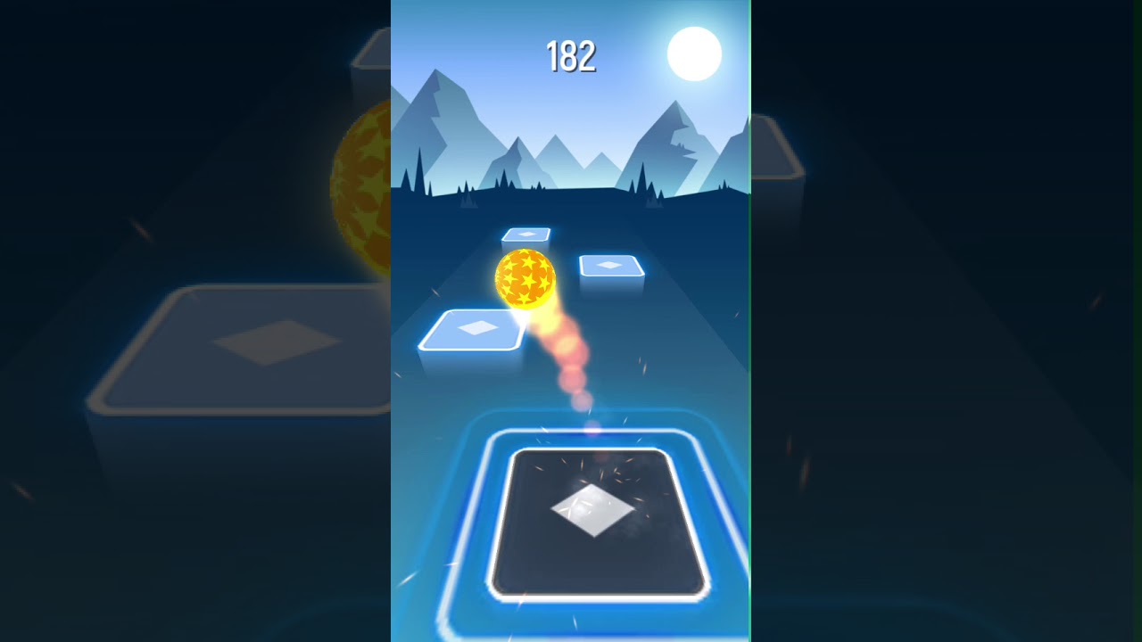 1 Прохождение Tiles Hop YouTube