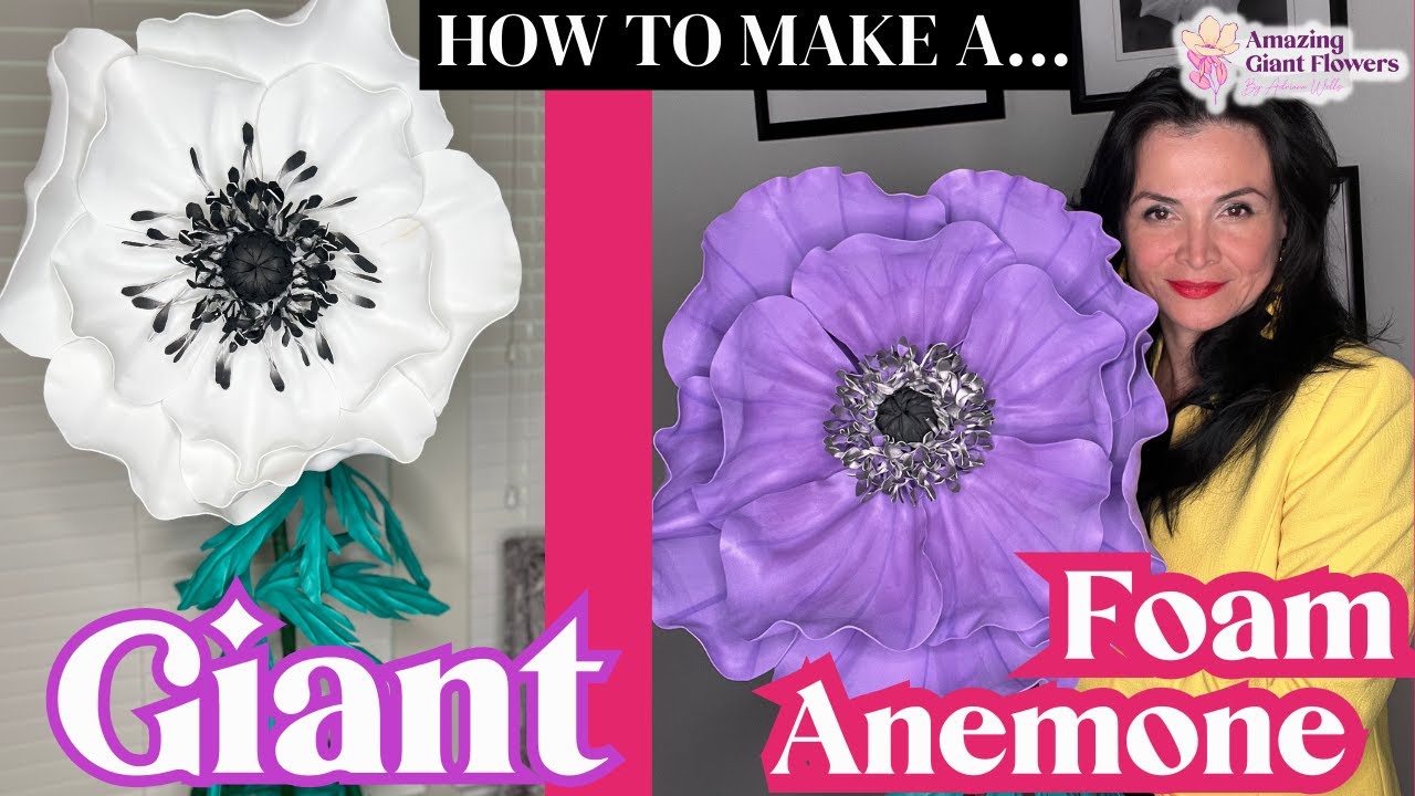 How to make a Paper Flower Anemone Tutorial - Part1- Introduction