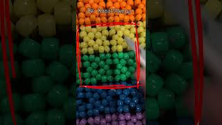How to tie Kandi squares #bracelet #kandi #furry #beadscraft #beads #therian #tutorial #kandikid