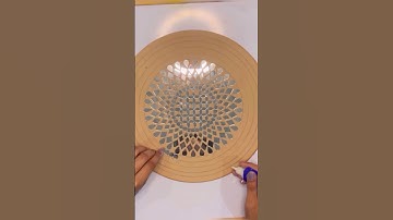 Detailed design for mosaic art 😍 #homedecor #mirrorwork #subscribeformore #mosaicart #detailedvideo