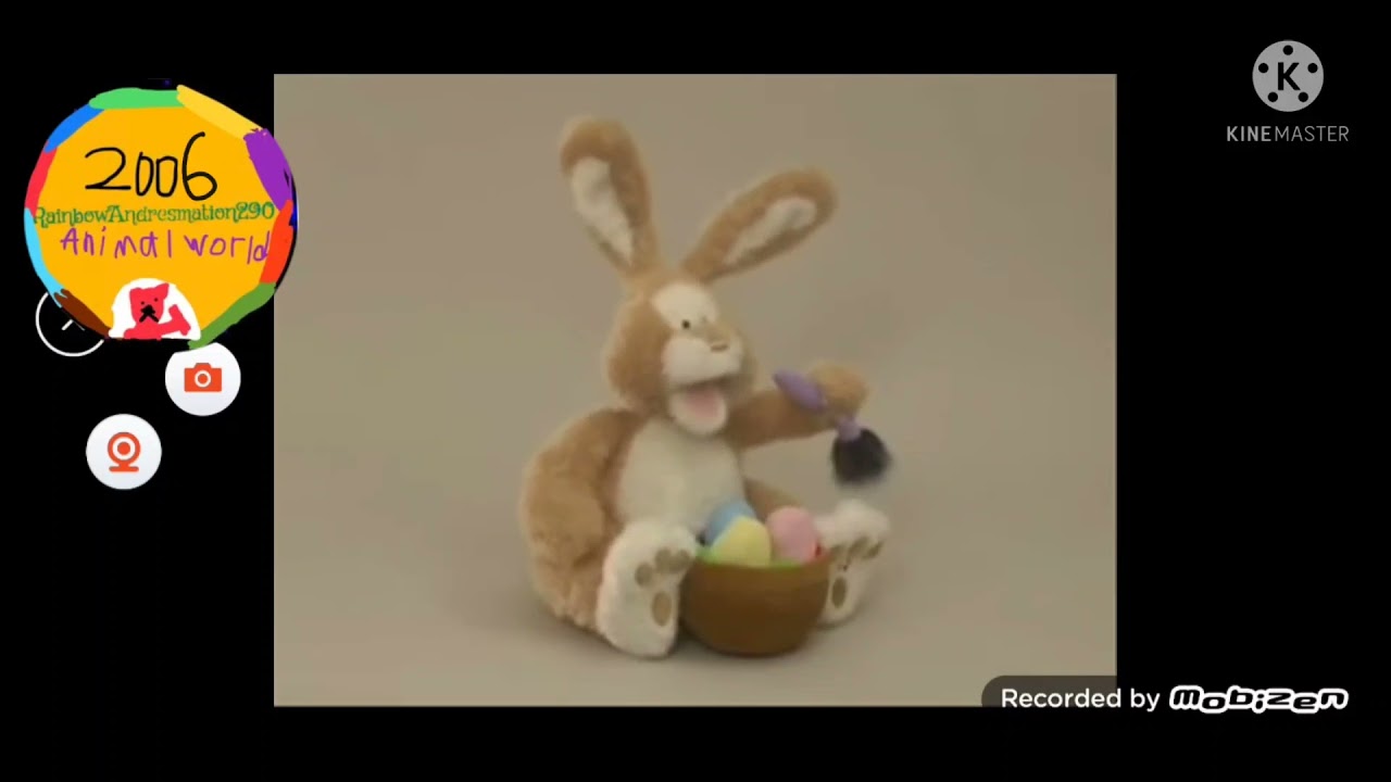 Andrea290 animals animated Justabunny the artist bunny (From Araceli Serna)