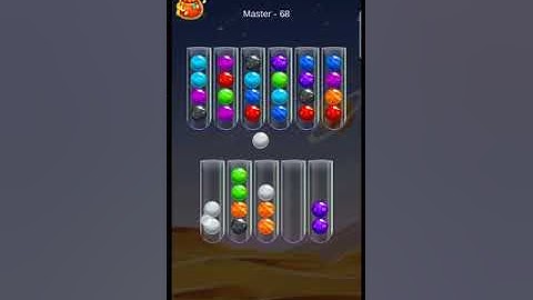 Golden Bubble Sort Master Level 68 (gameplay walkthrough)