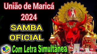 Video thumbnail of "União de Maricá 2024 Samba OFICIAL VERSÃO CD (Com Letra Simultânea)"