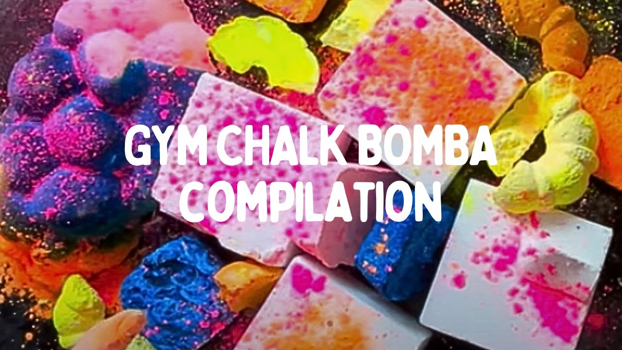 🌈🤍 CREATOR SERIES PART 157 🍭 🌈🤍 PLAIN & DYED GYM CHALK CRUSHING GYM ...