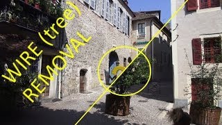 Blender 3D Camera Motion Tracking: Wire/Tree Removal using a camera mapping (Quick tutorial)