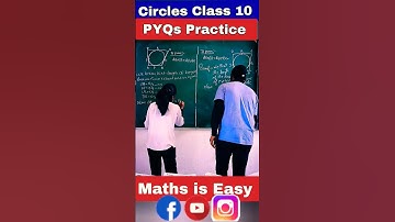 Circles Class 10 | Important Question| Circles PYQ #youtubeshorts #cbse #shorts #fun