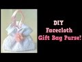 Great DIY Gift IDEA! Cute and useful DIY gift bag purse! Place Small Gifts inside!