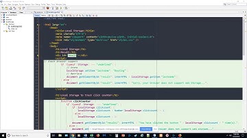 CIT 261 Local Storage