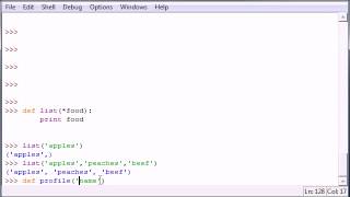 Python Programming Tutorial   29   Multiple Parameters
