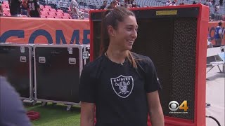 Pueblo Family Celebrates Raiders-Coaching Daughter At Broncos Game
